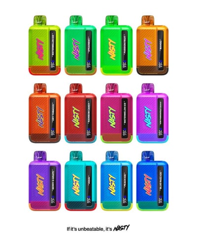 سحبة ناستي 8500 موشة بنكهة عنب Nasty bar 8500 PUFF...