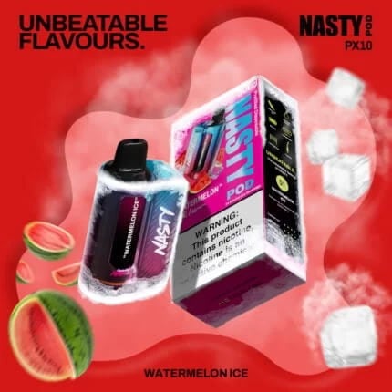 بودات ناستي 5000 سحبة واترميلون ايس Nasty PX10 POD...