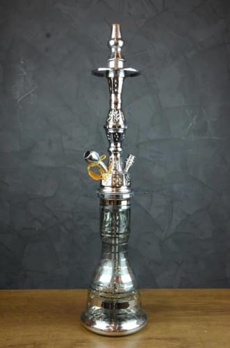 شيشة خوانكي دبل نحاس شمعدان مقاس 26