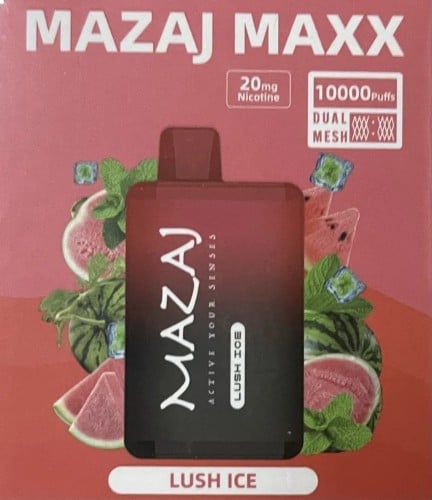 سحبة مزاج ماكس 10000 موشة بطيخ ايس MAZAj MAXX 1000...