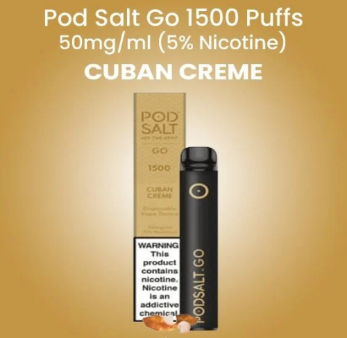 بود سولت 1500 سحبة كوبانو كراميل POD SALT 1500 PUF...