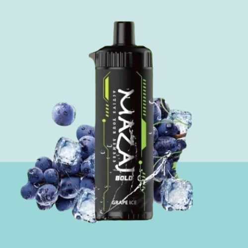 شيشه مزاج بولد عنب ايس 4000 موش MAZAJ 4000 PUFFS B...