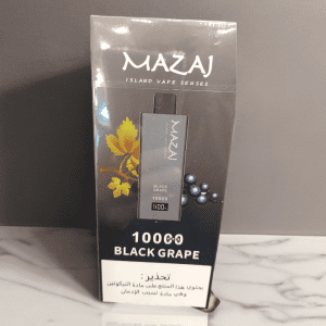مزاج 10000 سحبة عنب اسود Mazaj 10000 puffs Island...