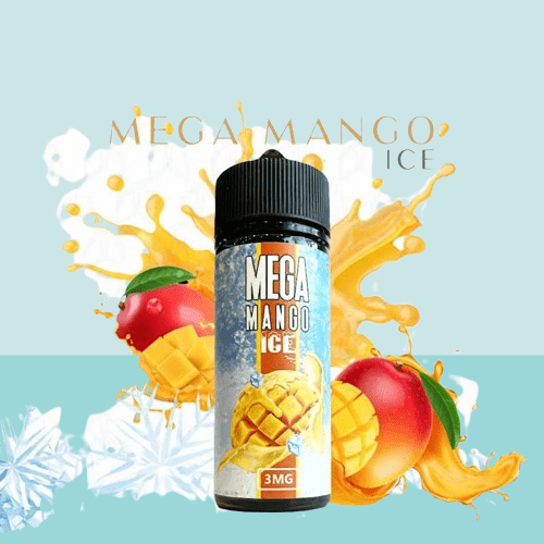 نكهة مانجو ايس من ميقا 120 مل Mega MANGO Ice Vape...