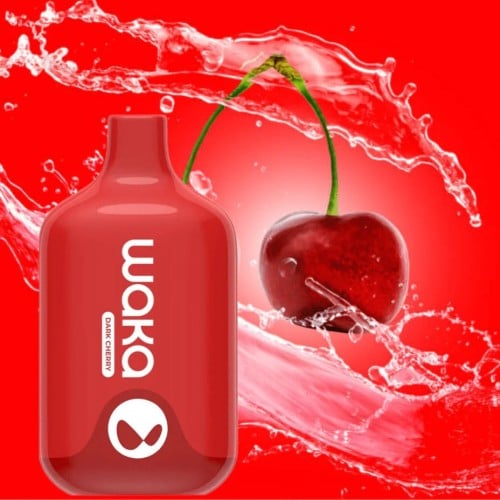 واكا سماش 6000 سحبة كرز WAKA SMASH 6000 PUFFS DARK...