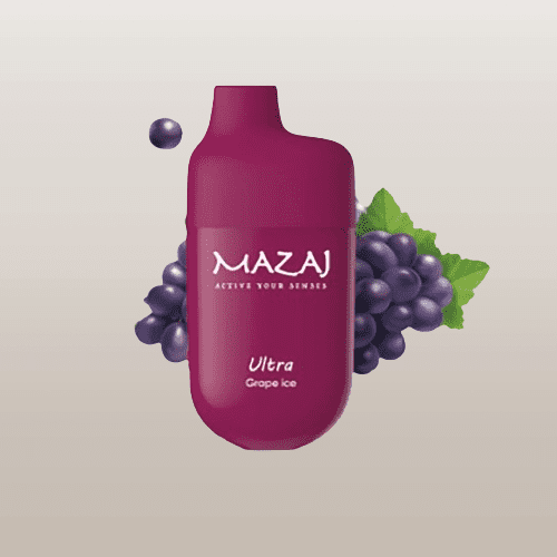 سحبة مزاج الترا 7000 موشة بنكهة عنب ايس MAZAJ ULTR...