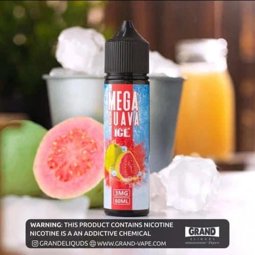 نكهة ميجا بطعم جوافة ايس 60 مل MEGA GUAVA ICE 60ML