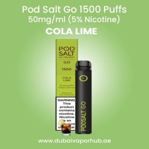 بود سولت 1500 سحبة كولا ليمون POD SALT 1500 PUFFS...