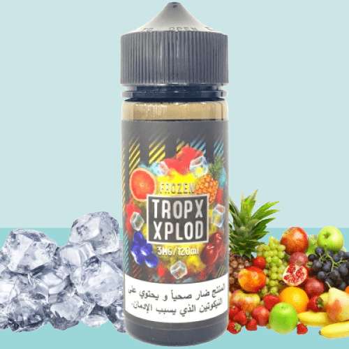 نكهة تروبكس اكسبلود ايس كوكتيل اناناس جوافه كرز تو...