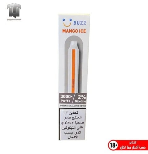 بوز 3000 سحبة مانجو ايس BUZZ 3000 PUFFS MANGO ICE