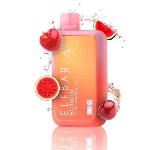 الف بار 10000 سحبة كرز وبطيخ Elf Bar 10000 PUFFS C...