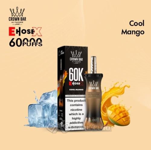 شيشة الفاخر كراون بار اي هوس اكس مانجو ايس 60000 س...