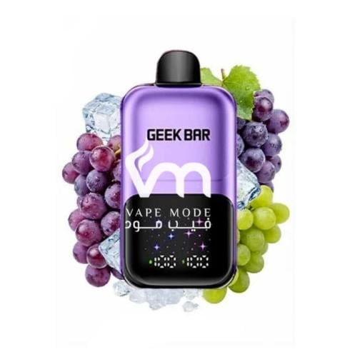 سحبة جيك بار ايس برنس 50 الف سحبة عنب ايس geek bar...
