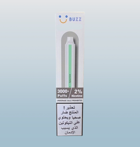 بوز 3000 سحبة فراولة ايس بالكريمة BUZZ 3000 PUFFS...