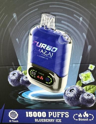 سحبة مزاج 15000 سحبة بلوبيري ايس Mazaj 15000 PUFFS...