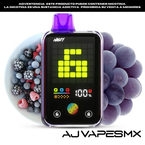 ناستي بار 22 الف سحبة عنب ايس Nasty Bar 22000 Puff...