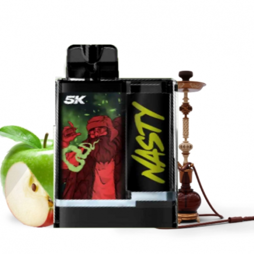 سحبة جاهزة ناستي بنكهة تفاحتين شيشة 5000 موشة- NAS...