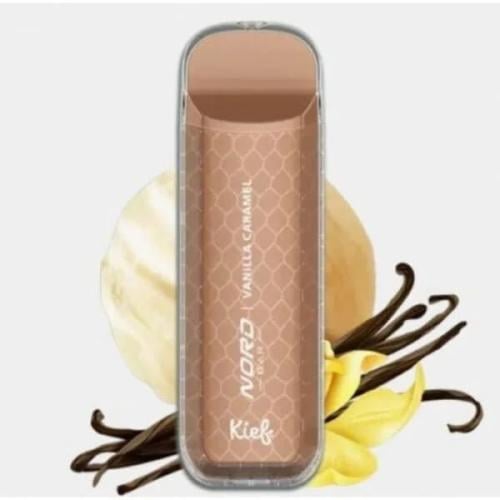 كيف سموك نورد بار 4000 سحبة فانيلا كارميل KIEF NOR...