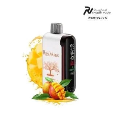 سحبة رايب فيبز 20000 سحبة مانجو RIPE VAPES 20000 P...