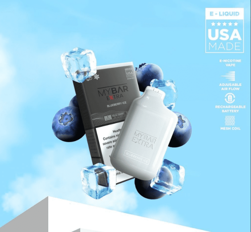 سحبة ماي بار 5000 موشة توت ازرق ايس MY BAR EXTRA 5...