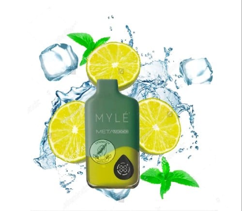 مايلي 9000 سحبة ليمون نعناع MYLE META 9000 DISPOSA...