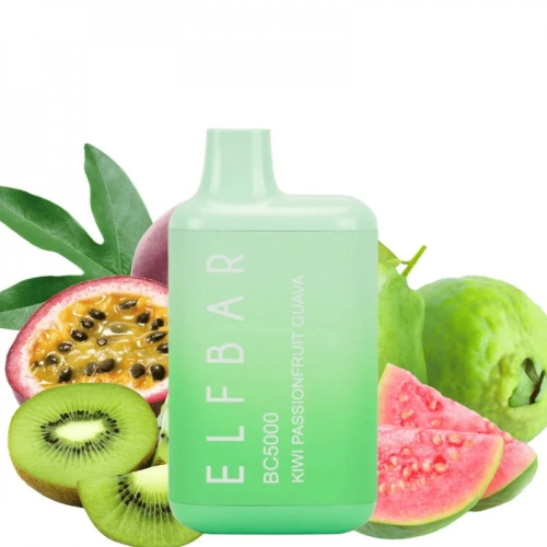 سحبة الف بار 5000 موشة بنكهة كيوي باشن فروت جوافة...