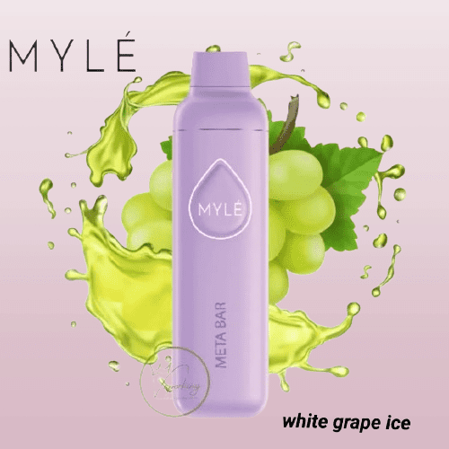 مايلي 2500 سحبة عنب ايس MYLE META BAR 2500 PUFFS W...