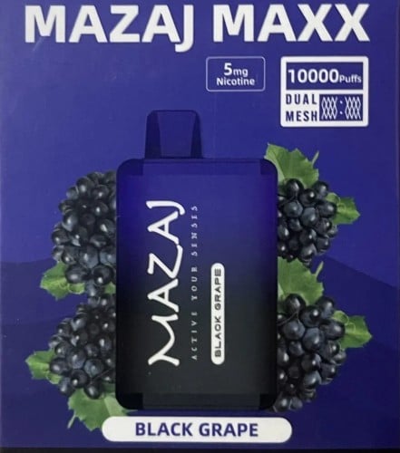 سحبة مزاج ماكس 10000 موشة توت اسود MAZAj MAXX 1000...