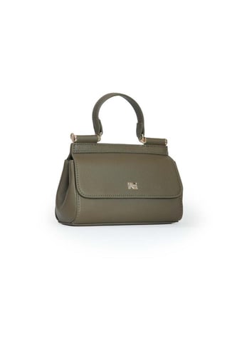 شنطة يد من كيرسبيلا مصنوعة من الجلد الفاخر لون زيت...