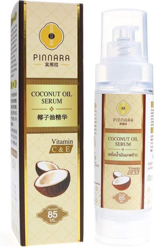 سيروم زيت جوز الهند بفيتاميني C و E للوجه، اليدين،...
