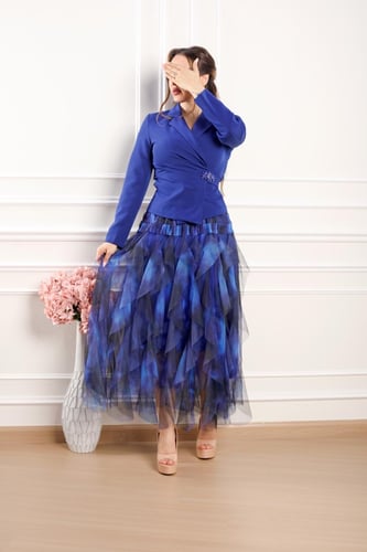 تنوره مموج خامه تل قصة مموجه مناديل