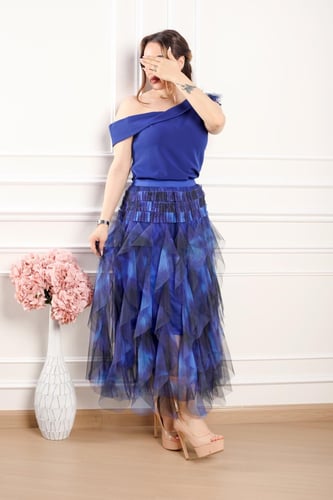 تنوره مموج خامه تل قصة مموجه مناديل