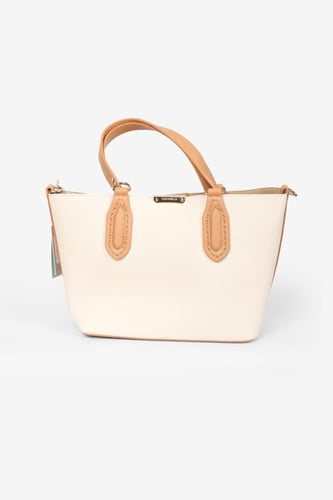 شنطة مع شنطة داخلية صغيره لون سكري