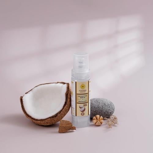 سيروم زيت جوز الهند بفيتاميني C و E للوجه، اليدين،...