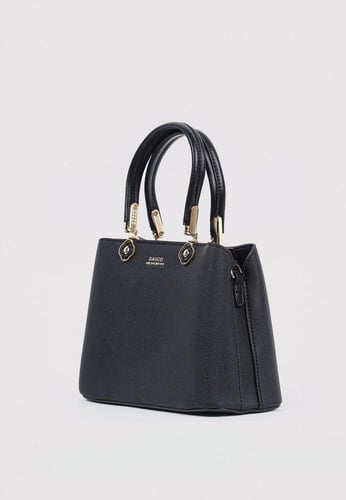 شنطة يد بمقبض جلد