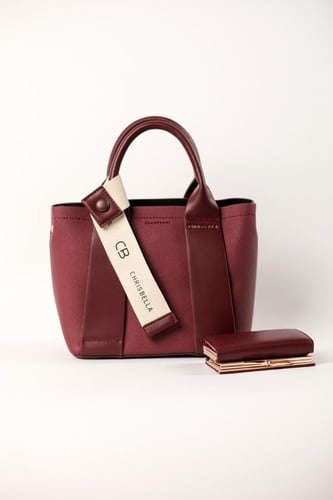 شنطة نسائي حجم وسط ماركة كرسبيلا مع محفظة مصنعة من...