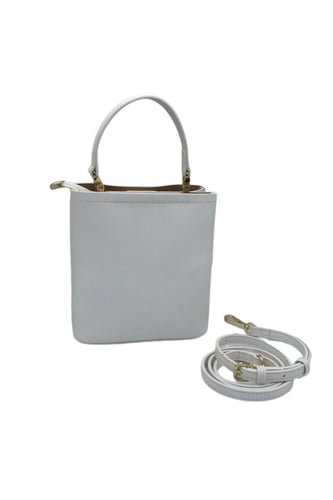 شنطة يد نسائية فاخرة جلد سكري من كريسبيلا