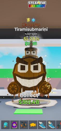 غواصة شوكلت ضربتين ثلج + برق