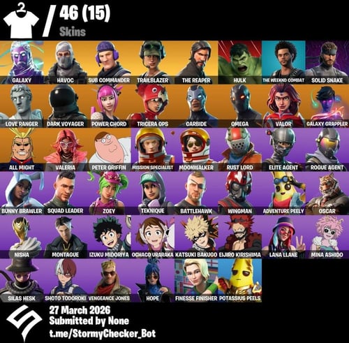 حساب سيزن ثري كامل و جالكسي خوزيه و سكنات تويتش كل...