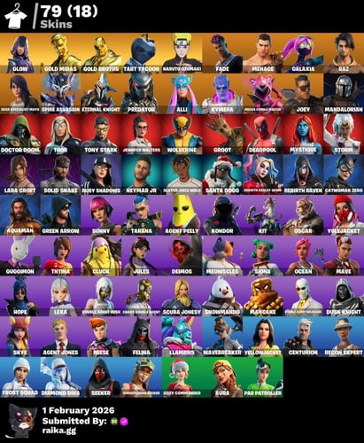 حساب اكس كريتوس و سكن مايدس الذهبي كامل و سكن قلو...