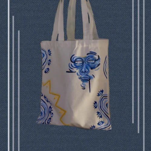Hand made tote bag - حقيبة