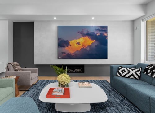 لوحات تجريد من ضوء السحاب