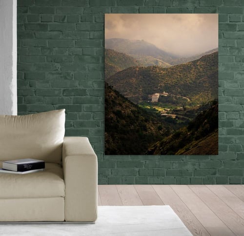 لوحة احترافية لجبال الباحة – لوحات طبيعة مميزة