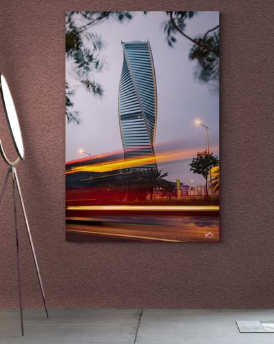 لوحة فنية برج مجدول بالرياض – جمال معماري نابض بال...