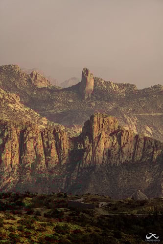 لوحة فنية مميزة لجبال الشفا في الطائف – لوحات طبيع...