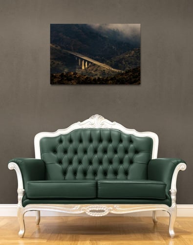 جسر الضوء – طريق الباحة | لوحات طبيعة سعودية