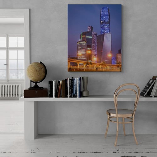 لوحة أبراج كافد المالية من الرياض - لوحات مودرن فخ...