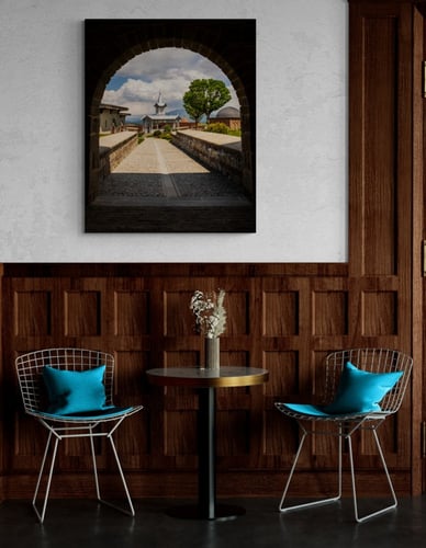 لوحة بوابة الحياة من قلعة جورجيا - لوحة فنية فريدة