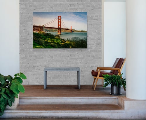 لوحة جسر غولدن غيت سان فرانسيسكو لوحات مدن عالمية...