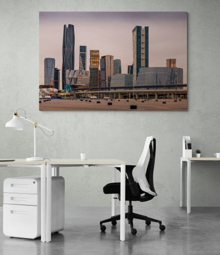 لوحة ابراج كافد - لوحات مكاتب فخمة